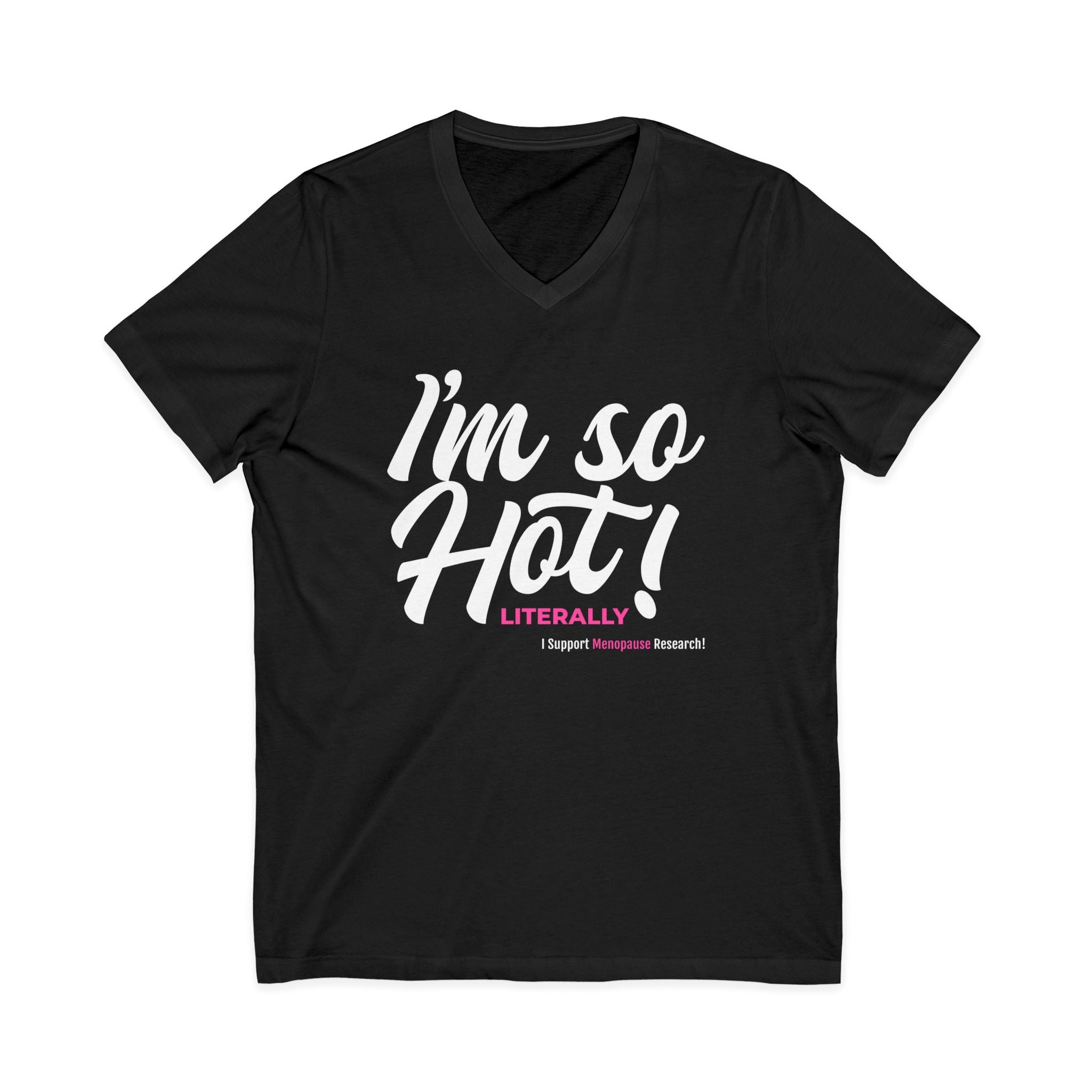 Unisex Jersey Short Sleeve V-Neck Tee