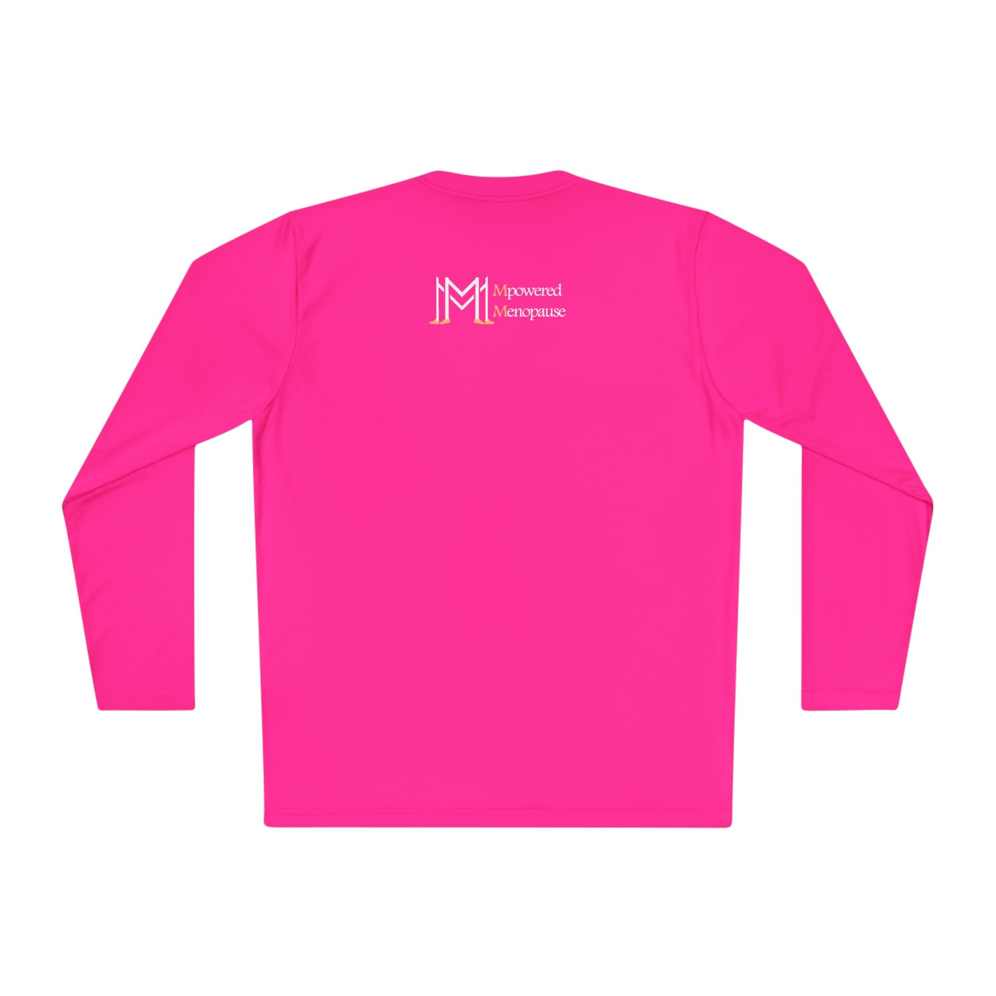 Menopause Awareness Long Sleeve Tee — "Millions in Menopause" Pink Shirt