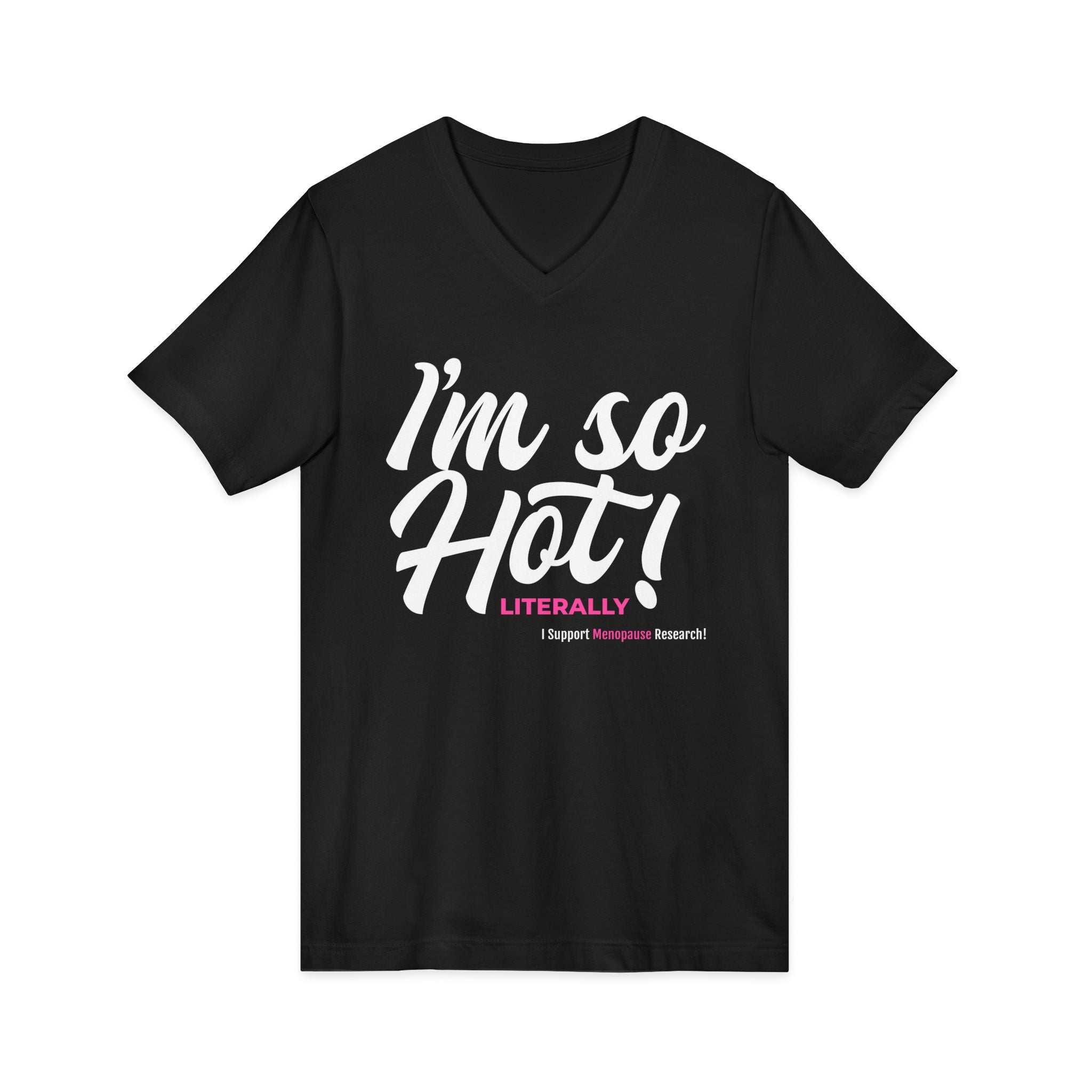 Unisex Jersey Short Sleeve V-Neck Tee