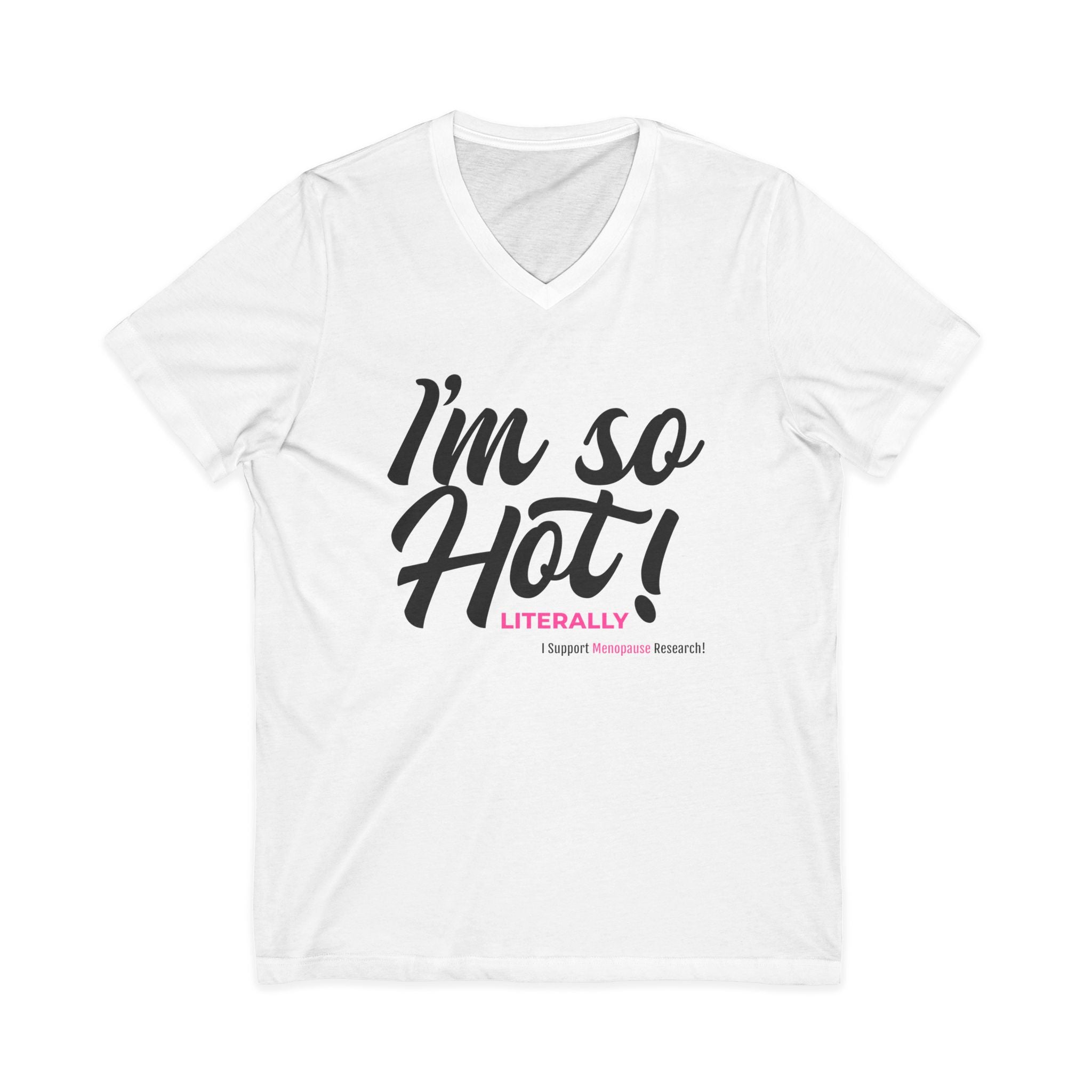 Unisex Jersey Short Sleeve V-Neck Tee